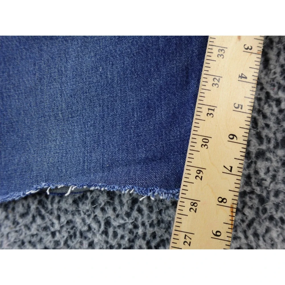 Levi's 501 Selvedge Cutoff Denim Shorts Blue Distressed Frayed Hem Men's Size 32